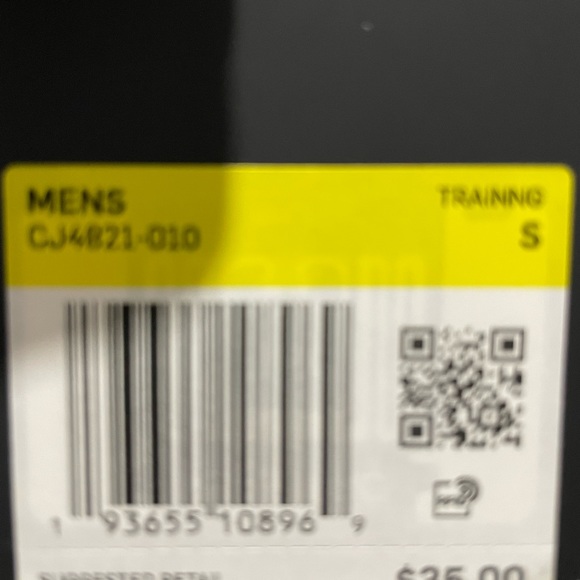 NWT Mens Nike Dri Fit Base layer gray & black tights - Picture 5 of 5